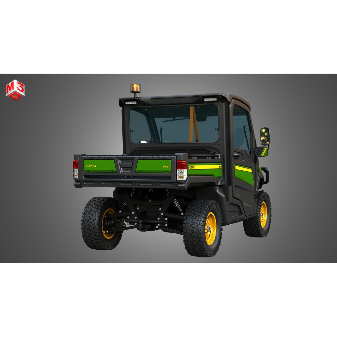 XUV865M Gator 3D Model – High Poly UTV Crossover Vehicle, FBX - View 23