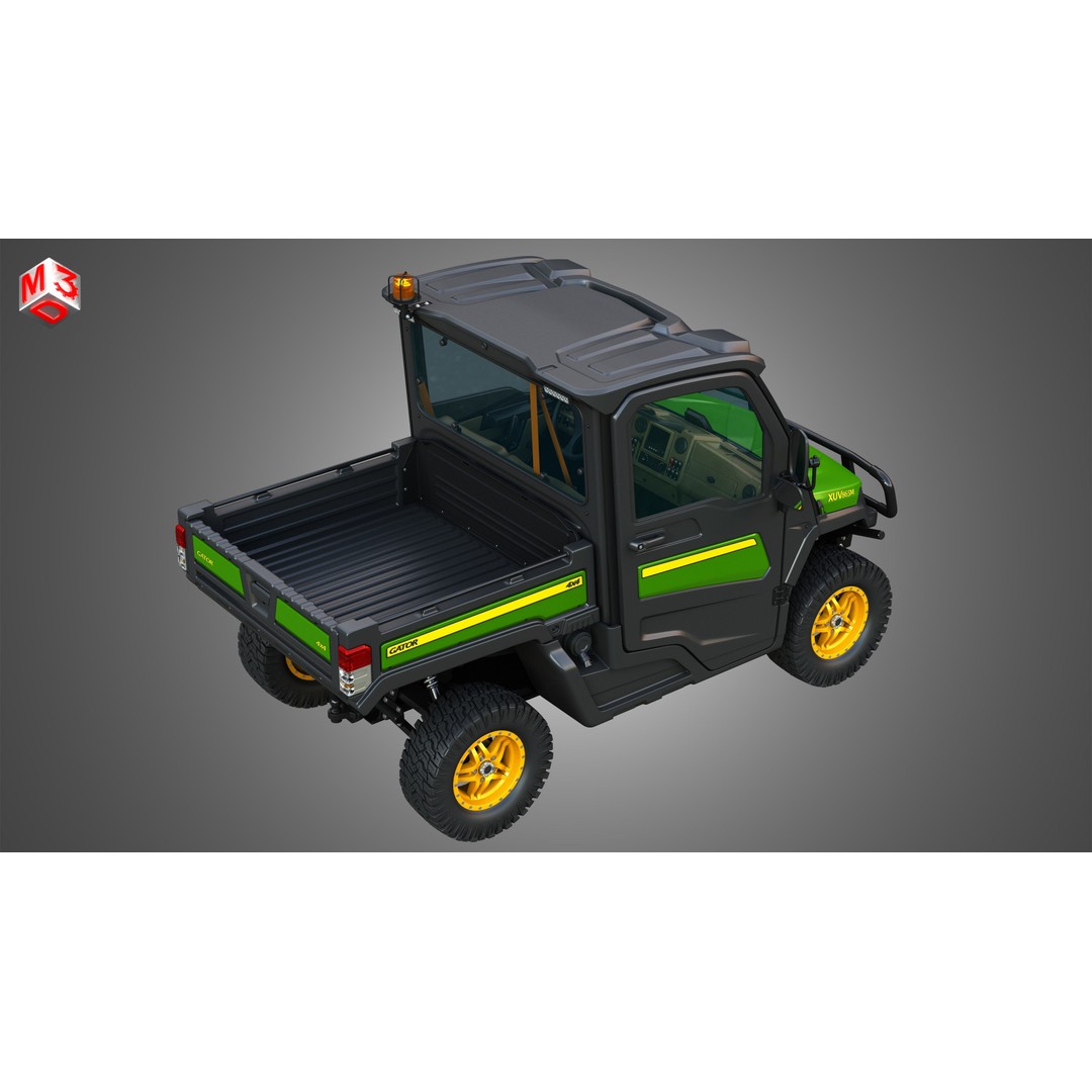 XUV865M Gator 3D Model – High Poly UTV Crossover Vehicle, FBX - View 35