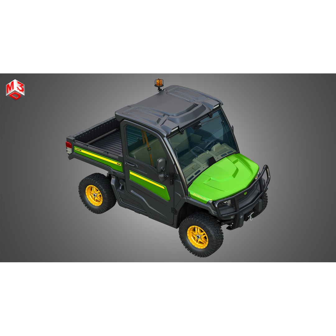 XUV865M Gator 3D Model – High Poly UTV Crossover Vehicle, FBX - View 36