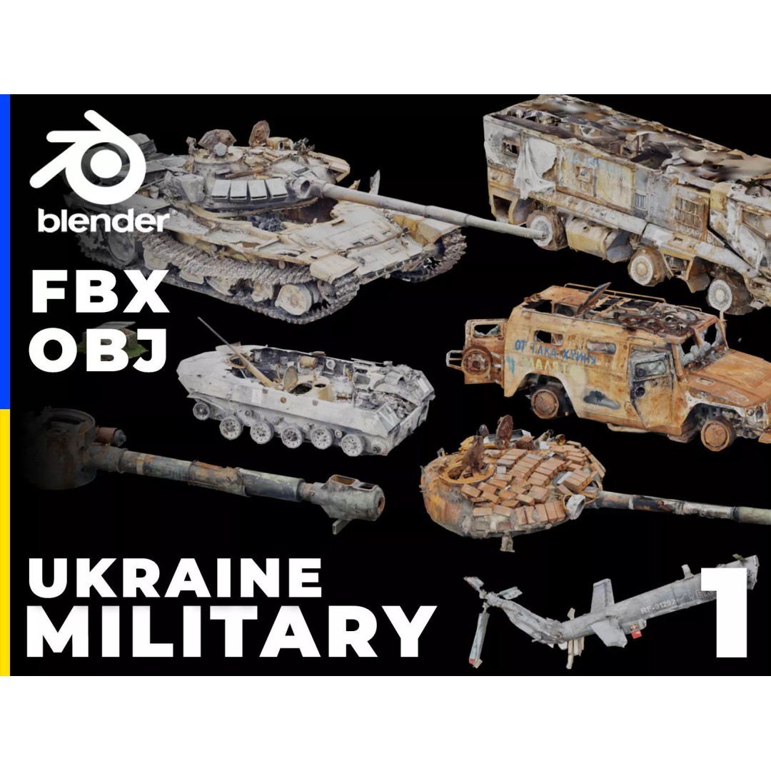 Military Vehicle 3D Model – Low Poly Game Asset, FBX, Blender - View 2