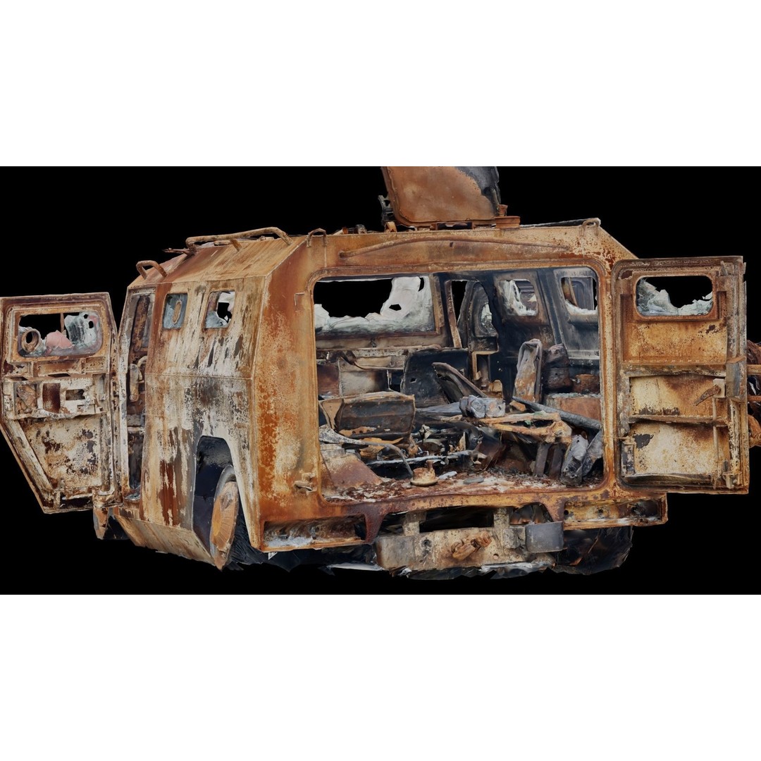 Military Vehicle 3D Model – Low Poly Game Asset, FBX, Blender - View 21
