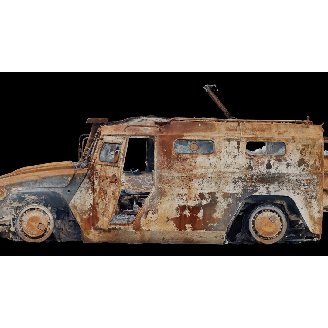 Military Vehicle 3D Model – Low Poly Game Asset, FBX, Blender - View 22