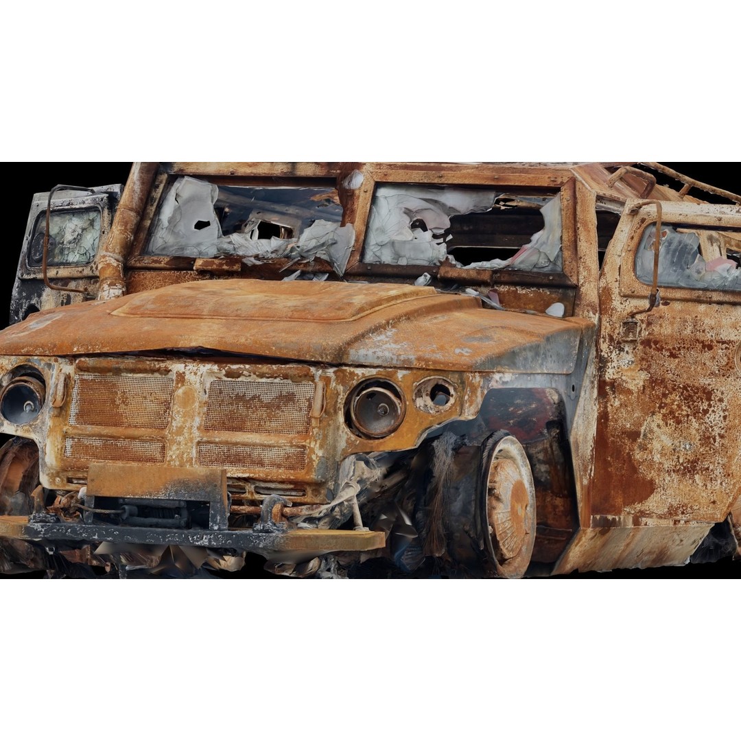 Military Vehicle 3D Model – Low Poly Game Asset, FBX, Blender - View 23