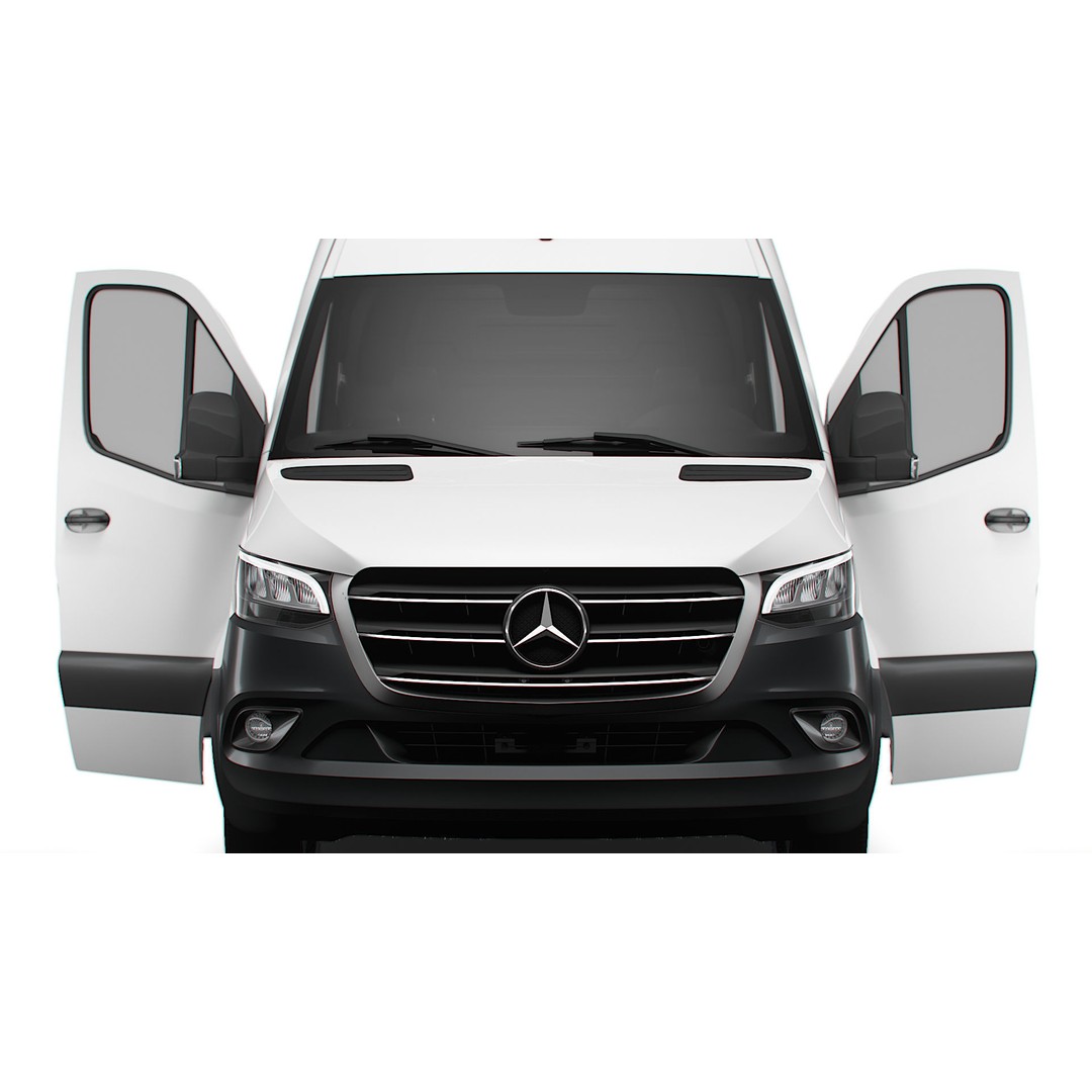 Mercedes Benz Sprinter L2H2 RWD 3D Model – HQ Interior, PBR Textures - View 8