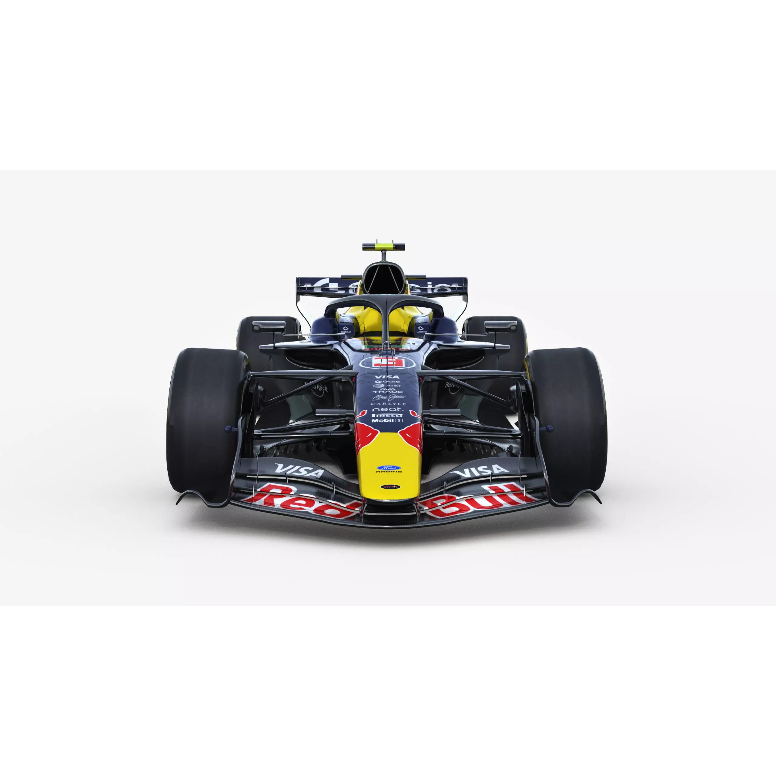 F1 RedBull RB22 2026 - Low-Poly Game-Ready 3D Model - View 13