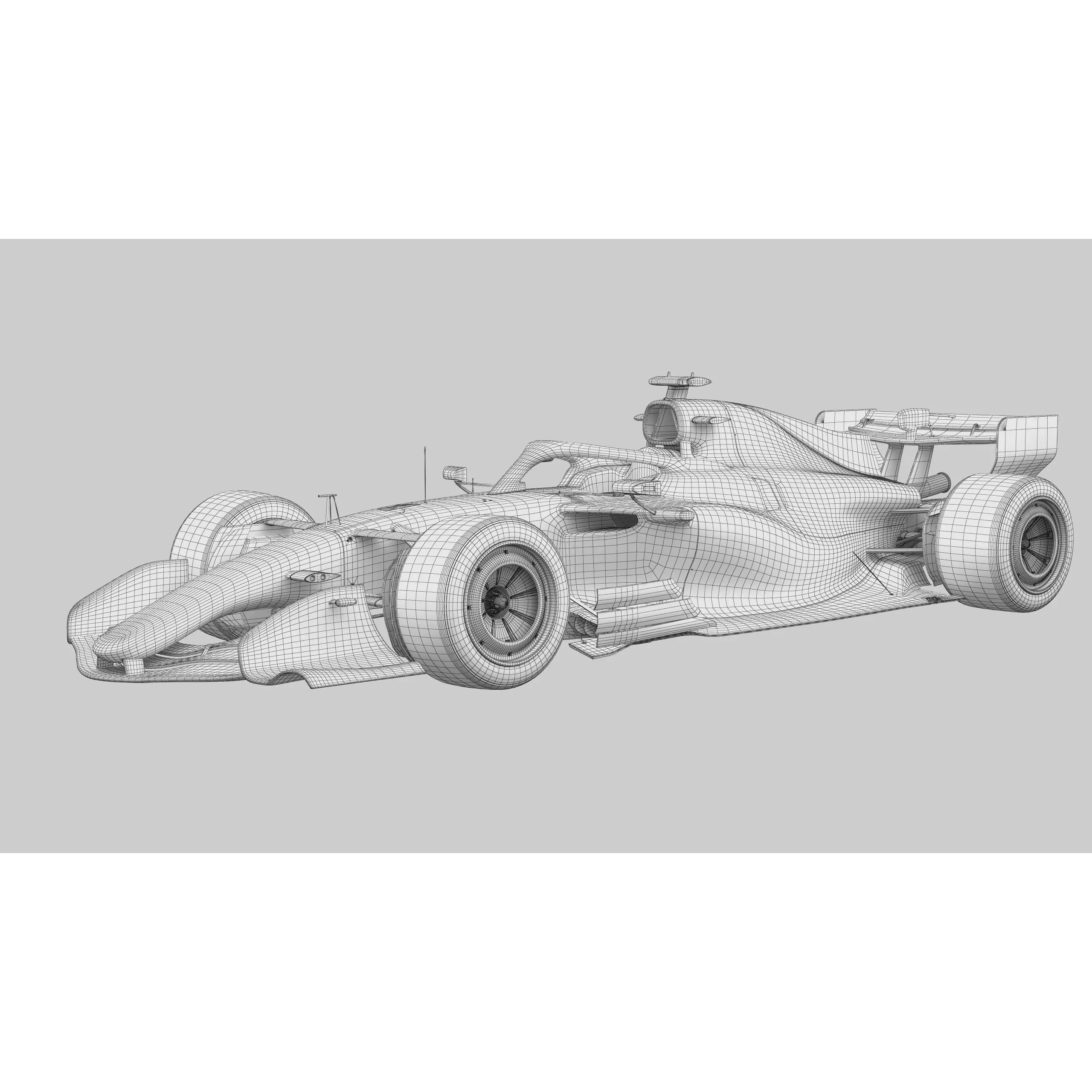 F1 RedBull RB22 2026 - Low-Poly Game-Ready 3D Model - View 17
