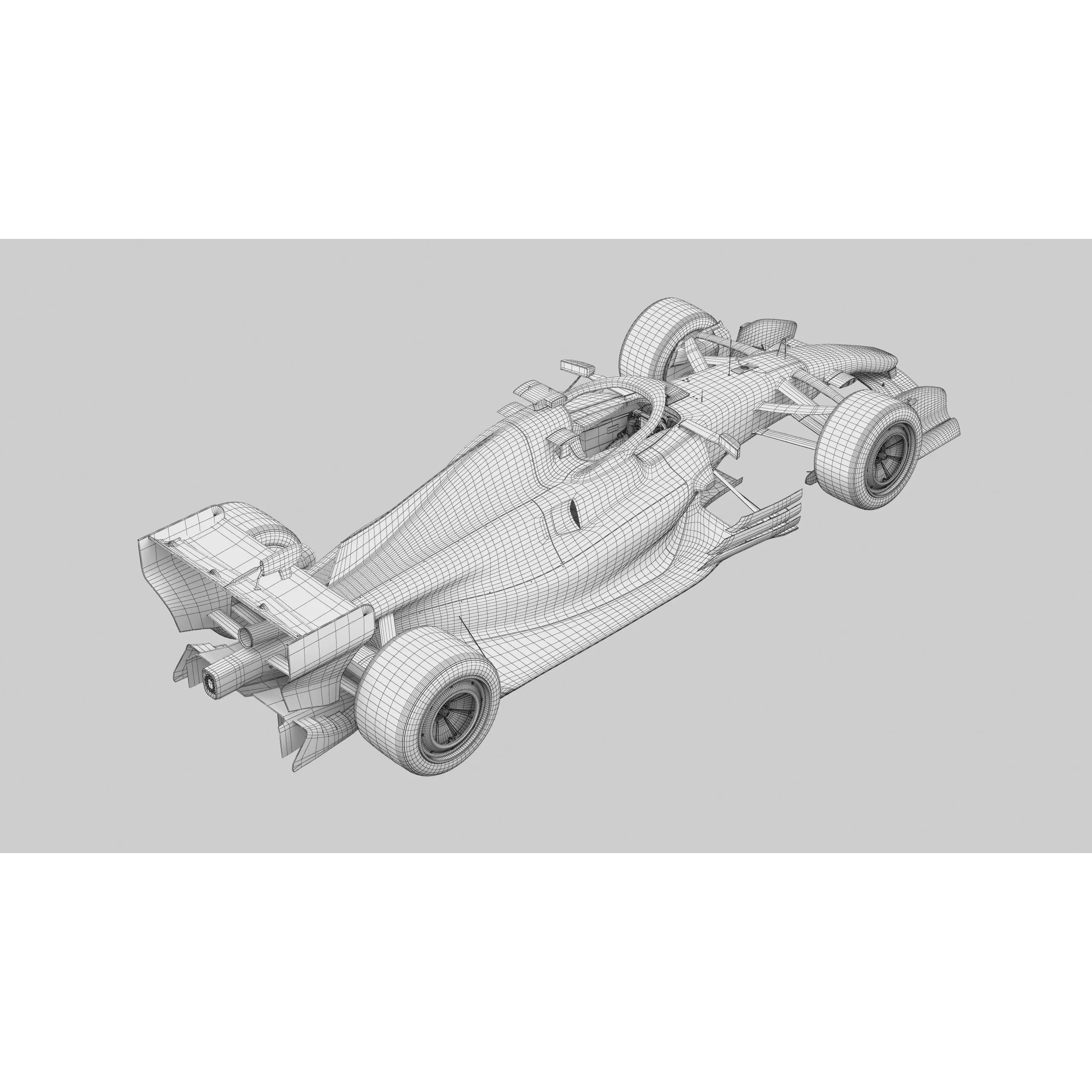F1 RedBull RB22 2026 - Low-Poly Game-Ready 3D Model - View 20