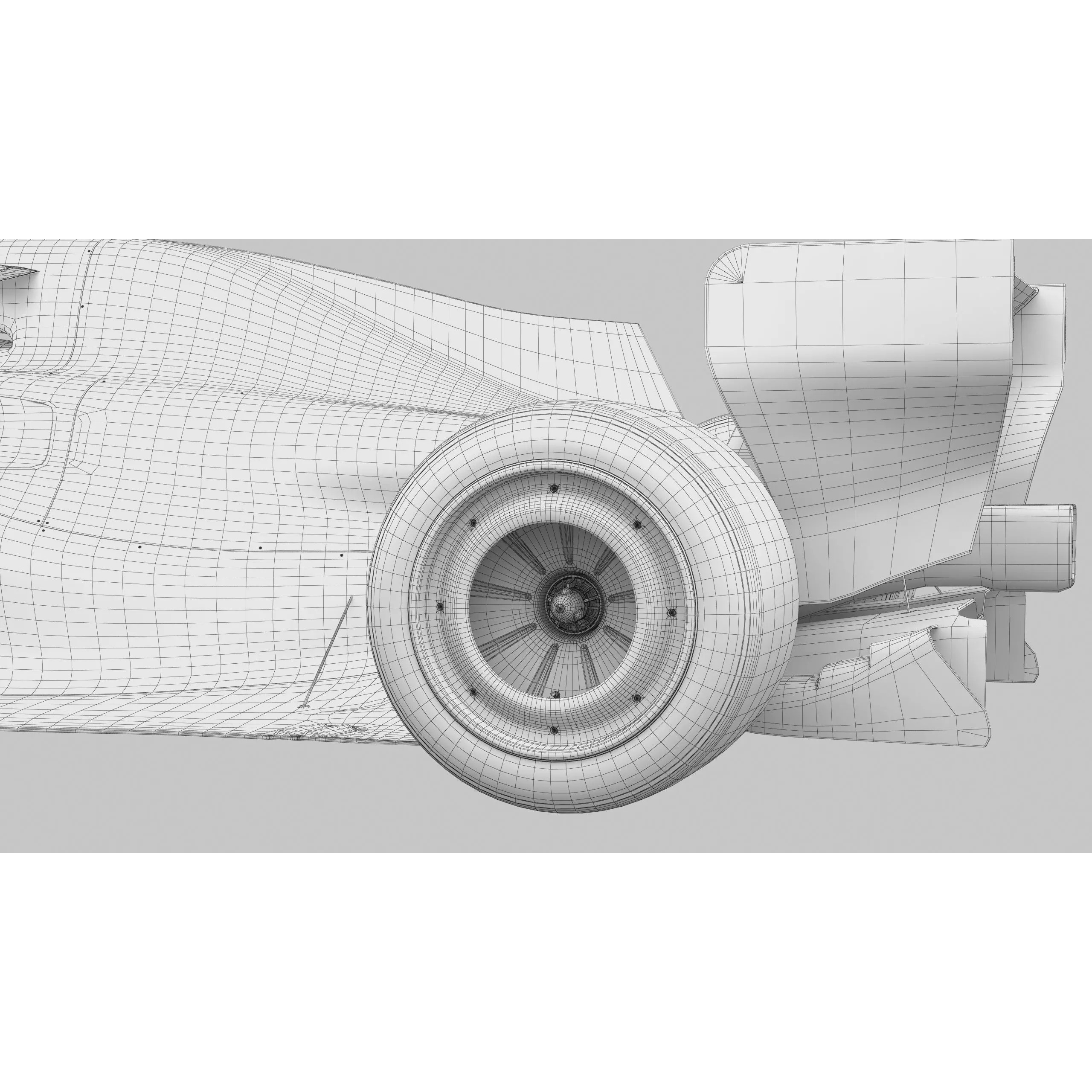 F1 RedBull RB22 2026 - Low-Poly Game-Ready 3D Model - View 23