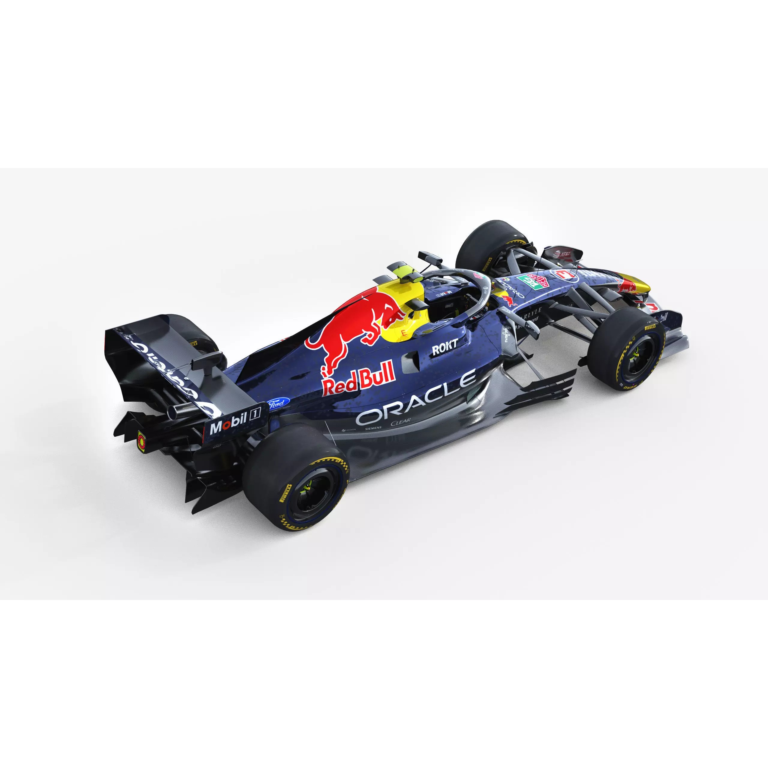 F1 RedBull RB22 2026 - Low-Poly Game-Ready 3D Model - View 8