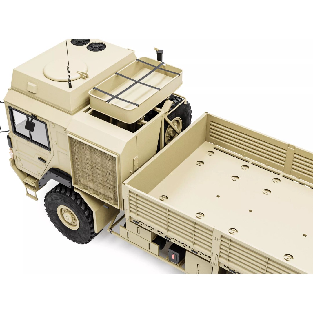 MAN HX61 6x6 Military Truck 3D Model – High Poly Game Asset, FBX, OBJ - View 16