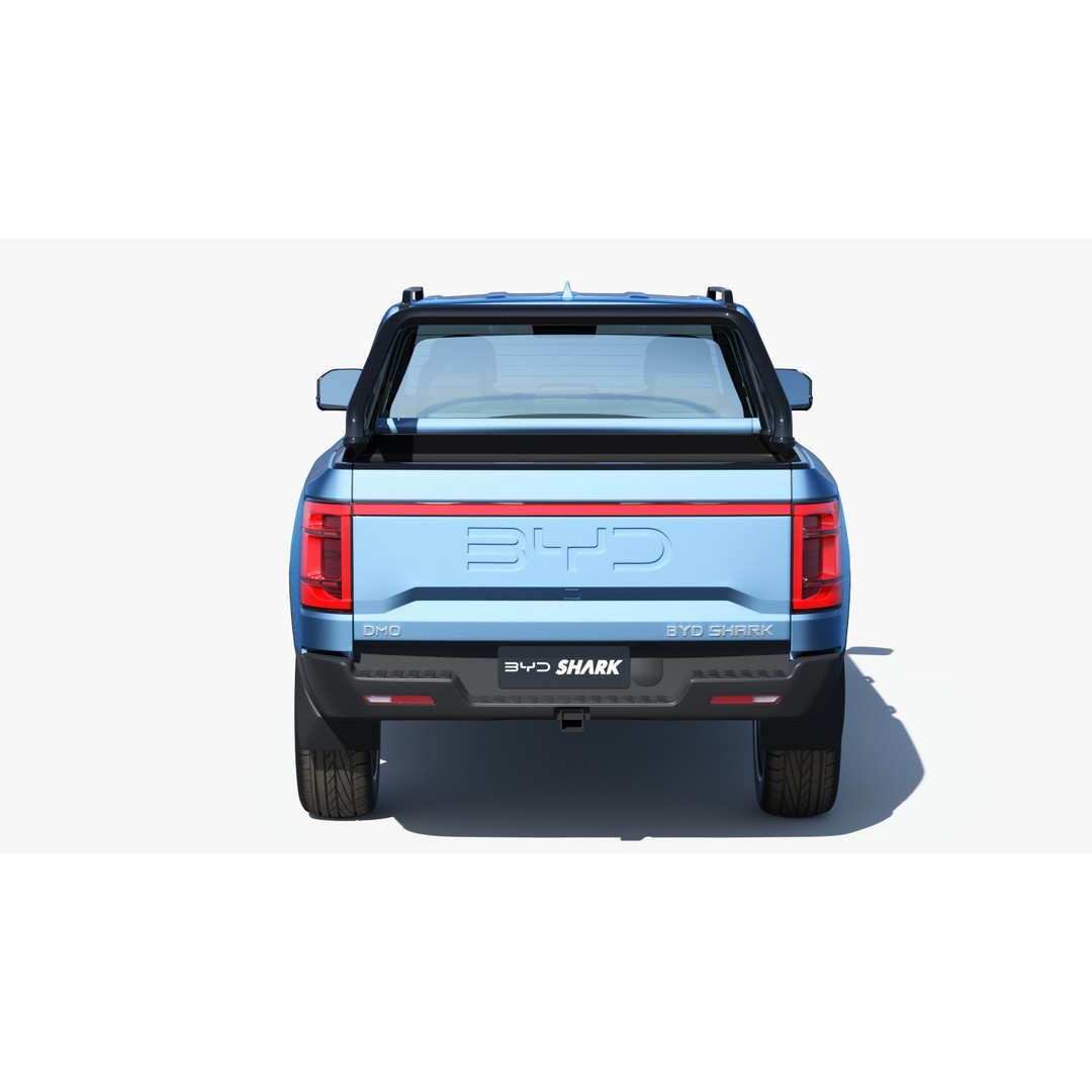 BYD Shark 6 DMO 3D Model – Game-Ready Pickup Truck, FBX, OBJ - View 12