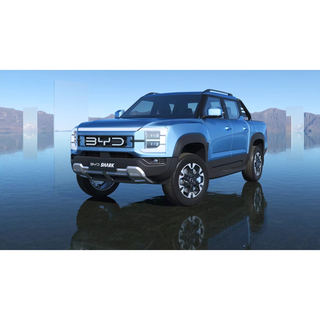 BYD Shark 6 DMO 3D Model – Game-Ready Pickup Truck, FBX, OBJ - View 2