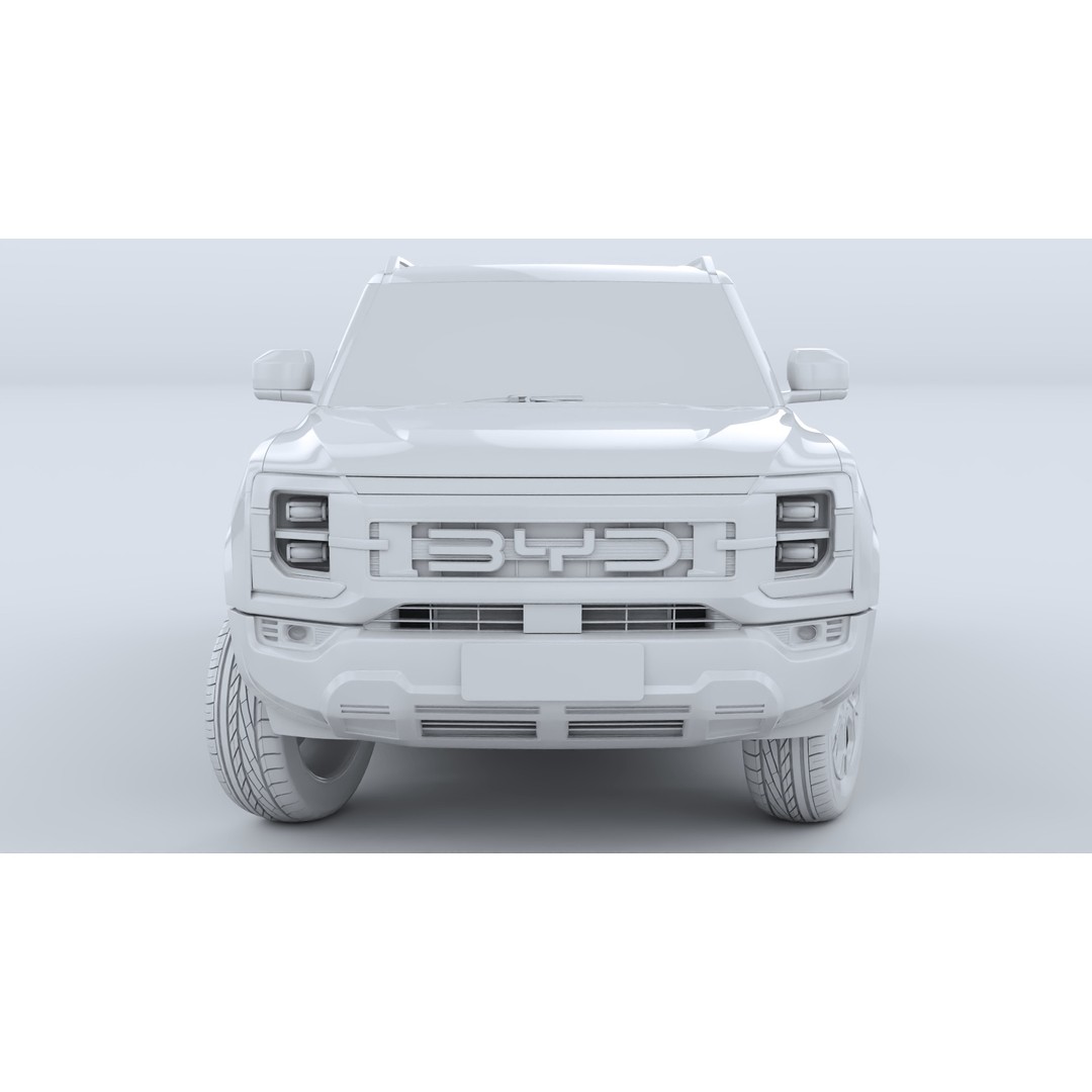 BYD Shark 6 DMO 3D Model – Game-Ready Pickup Truck, FBX, OBJ - View 21