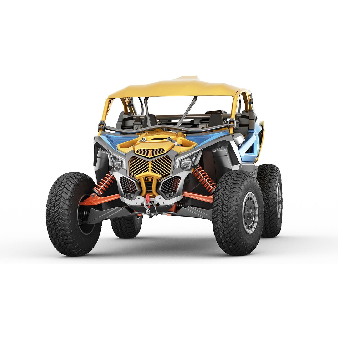 Generic Buggy 3D Model – Detailed Off-Road Vehicle, Multiple Formats - View 16