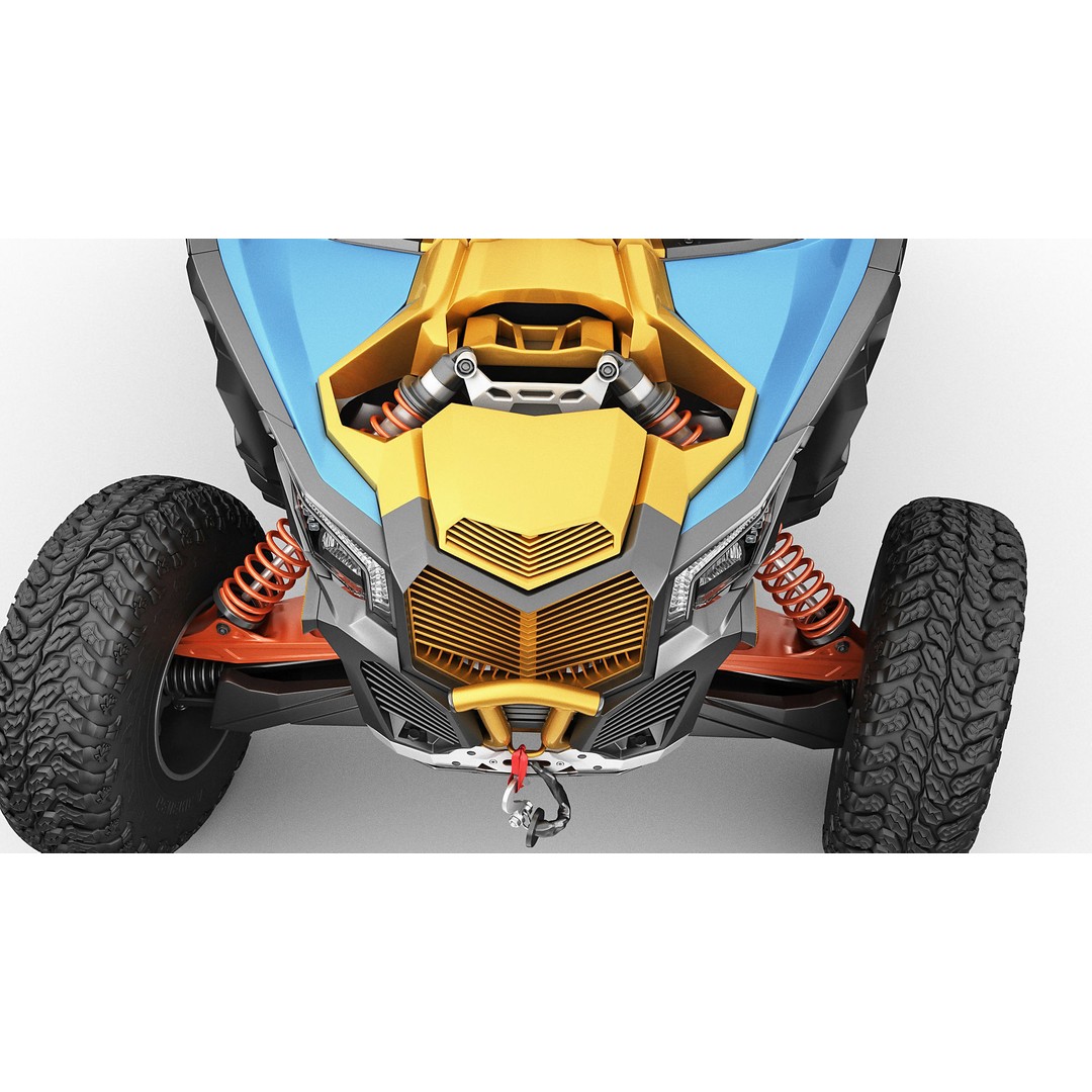 Generic Buggy 3D Model – Detailed Off-Road Vehicle, Multiple Formats - View 18