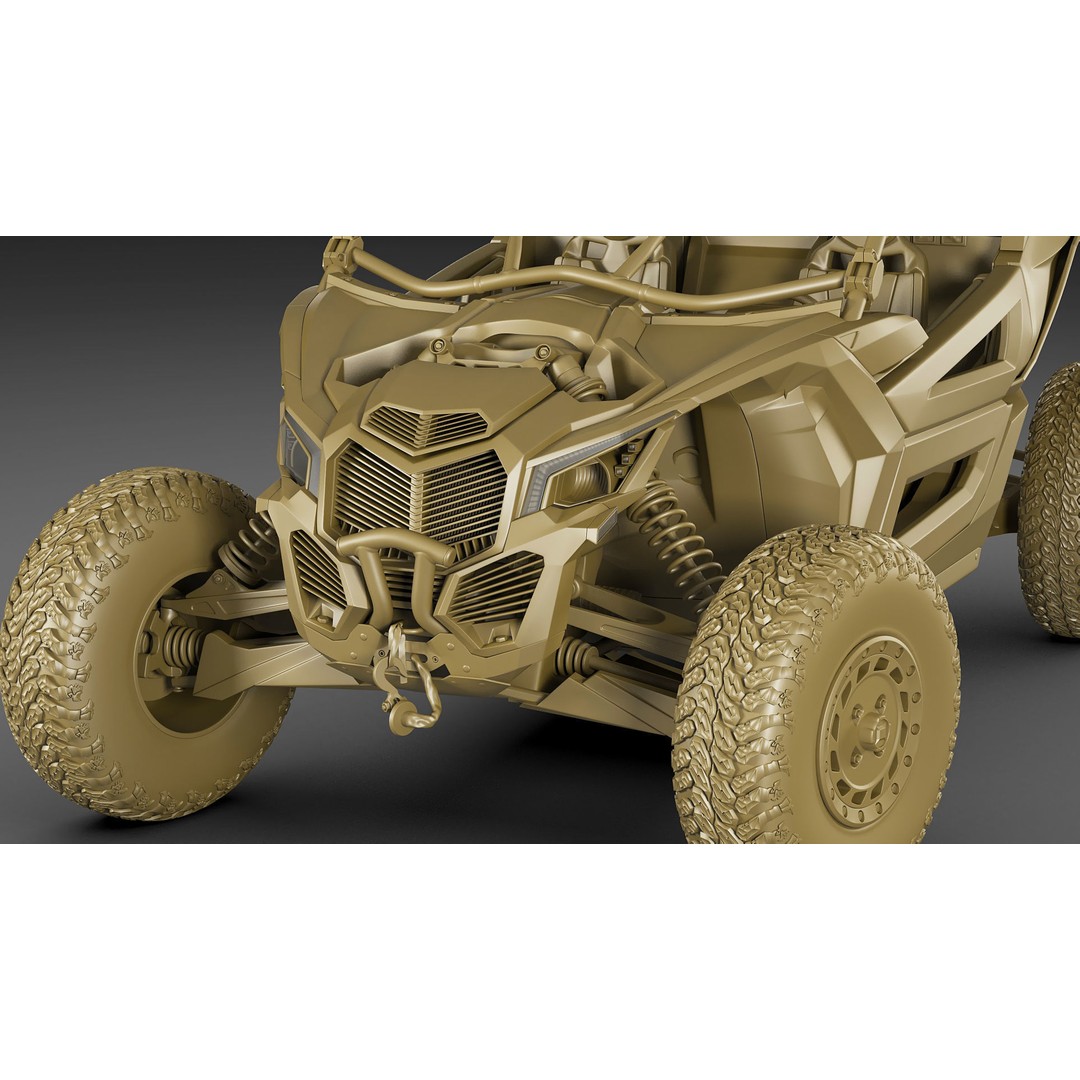 Generic Buggy 3D Model – Detailed Off-Road Vehicle, Multiple Formats - View 26