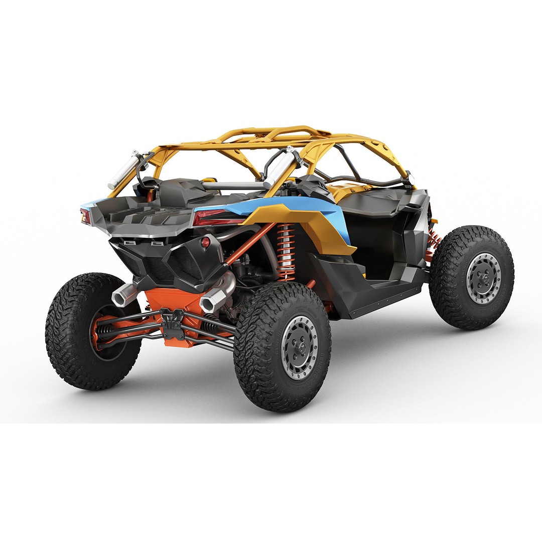 Generic Buggy 3D Model – Detailed Off-Road Vehicle, Multiple Formats - View 6