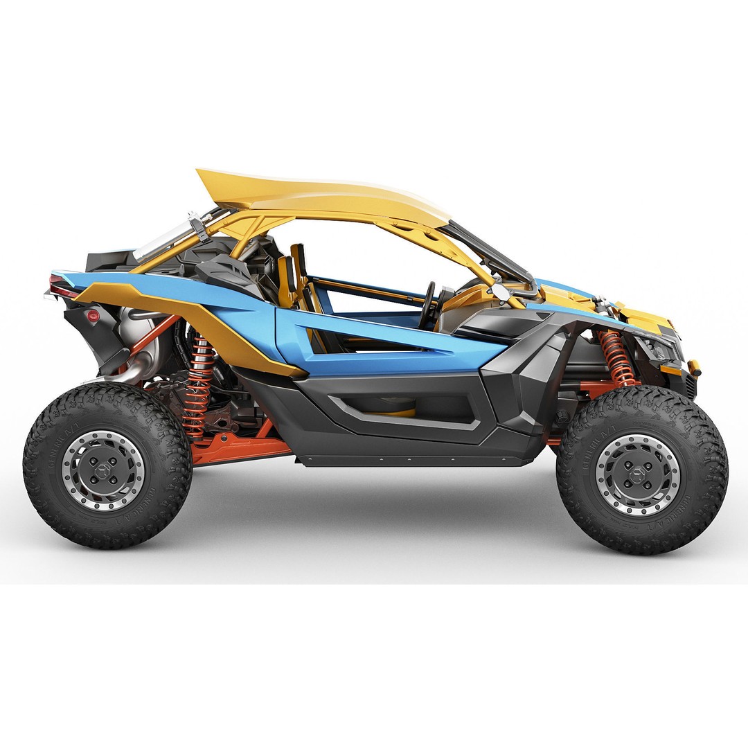 Generic Buggy 3D Model – Detailed Off-Road Vehicle, Multiple Formats - View 7