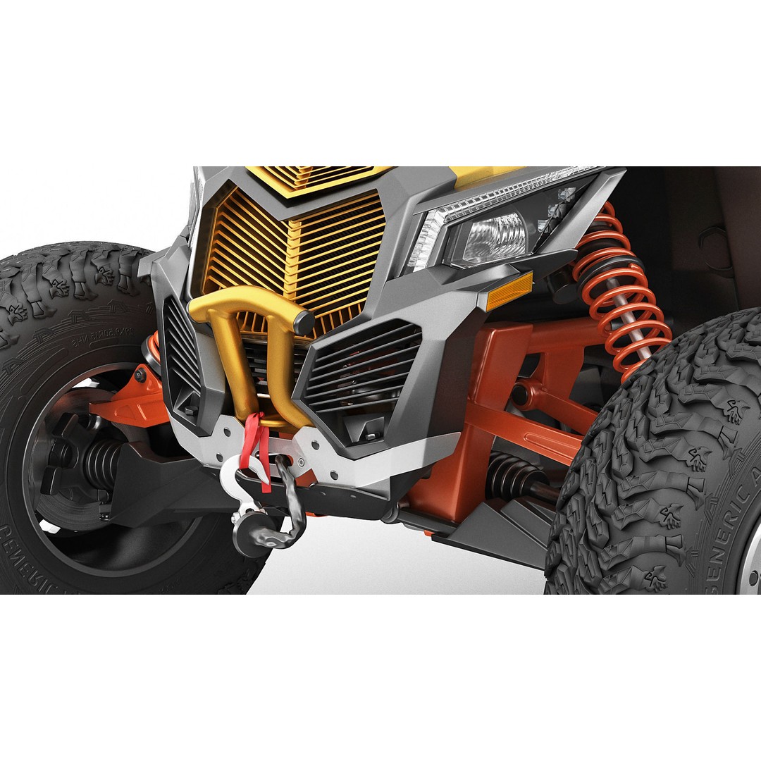 Generic Buggy 3D Model – Detailed Off-Road Vehicle, Multiple Formats - View 8