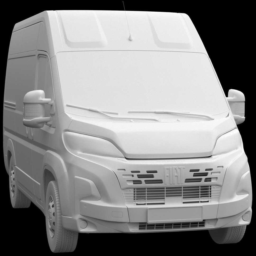 2024 FIAT DUCATO 3D Model – Detailed Interior, Game-Ready Formats - View 14