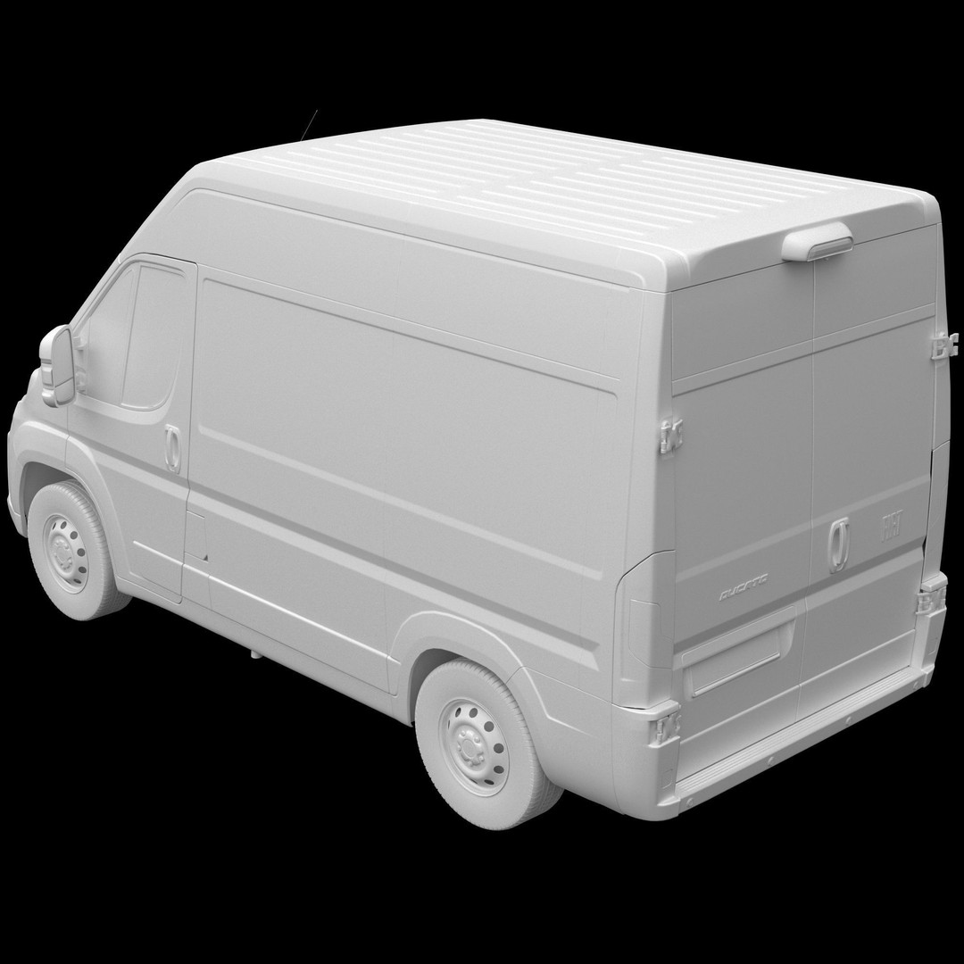 2024 FIAT DUCATO 3D Model – Detailed Interior, Game-Ready Formats - View 15