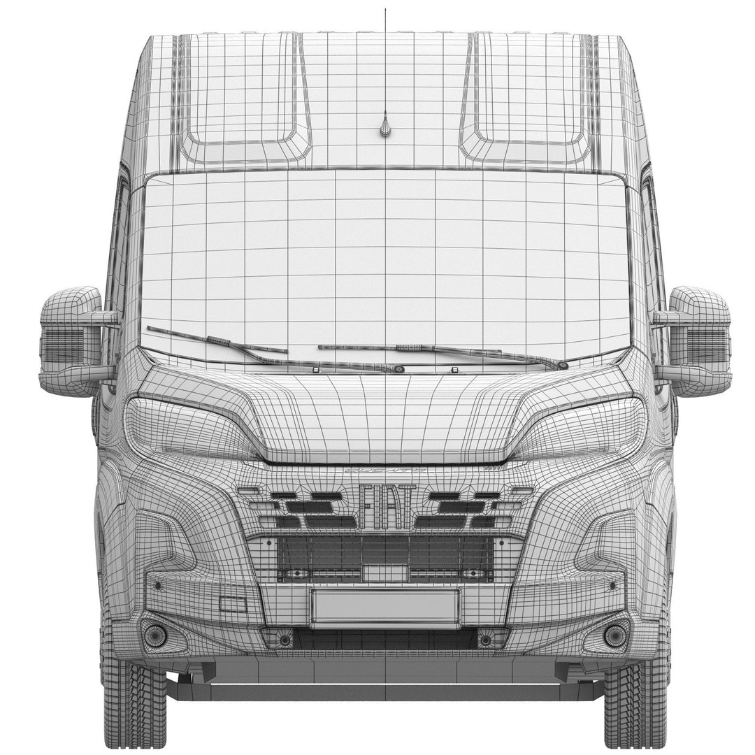 2024 FIAT DUCATO 3D Model – Detailed Interior, Game-Ready Formats - View 18
