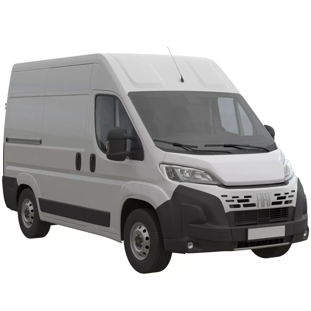 2024 FIAT DUCATO 3D Model – Detailed Interior, Game-Ready Formats - View 2