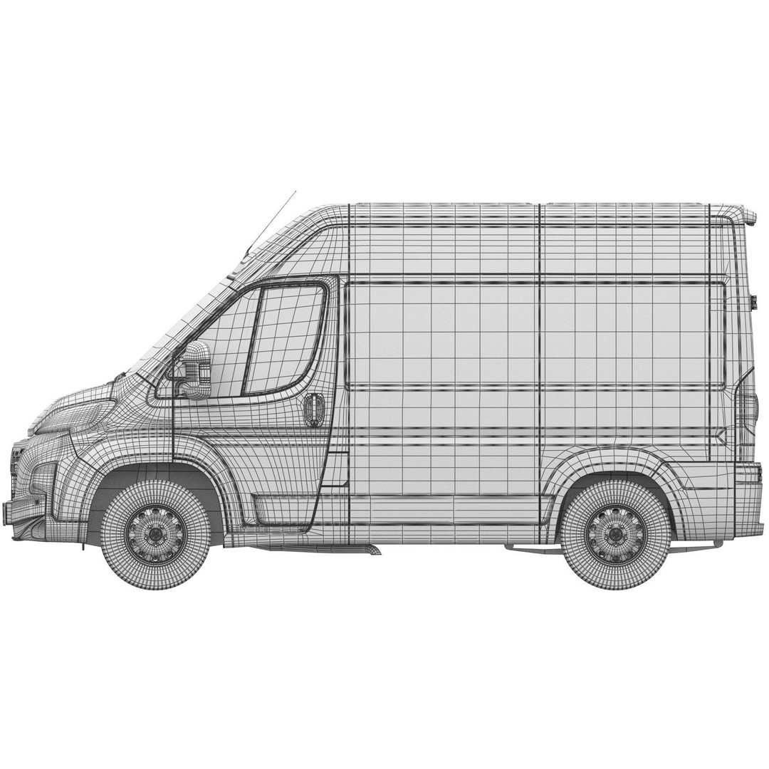 2024 FIAT DUCATO 3D Model – Detailed Interior, Game-Ready Formats - View 21