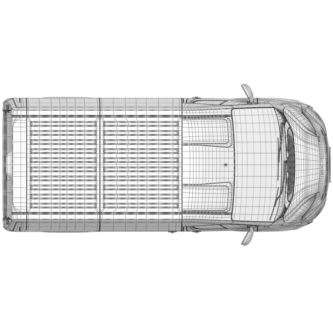 2024 FIAT DUCATO 3D Model – Detailed Interior, Game-Ready Formats - View 22