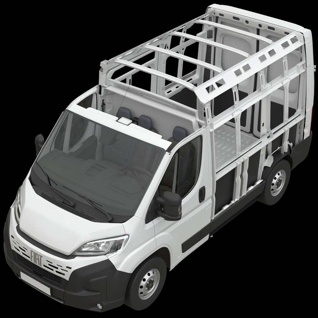 2024 FIAT DUCATO 3D Model – Detailed Interior, Game-Ready Formats - View 23