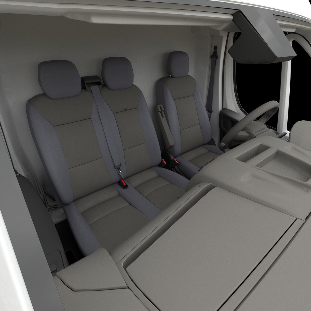 2024 FIAT DUCATO 3D Model – Detailed Interior, Game-Ready Formats - View 29