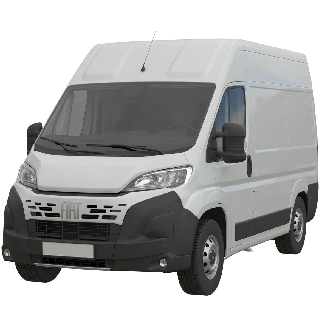2024 FIAT DUCATO 3D Model – Detailed Interior, Game-Ready Formats - View 3