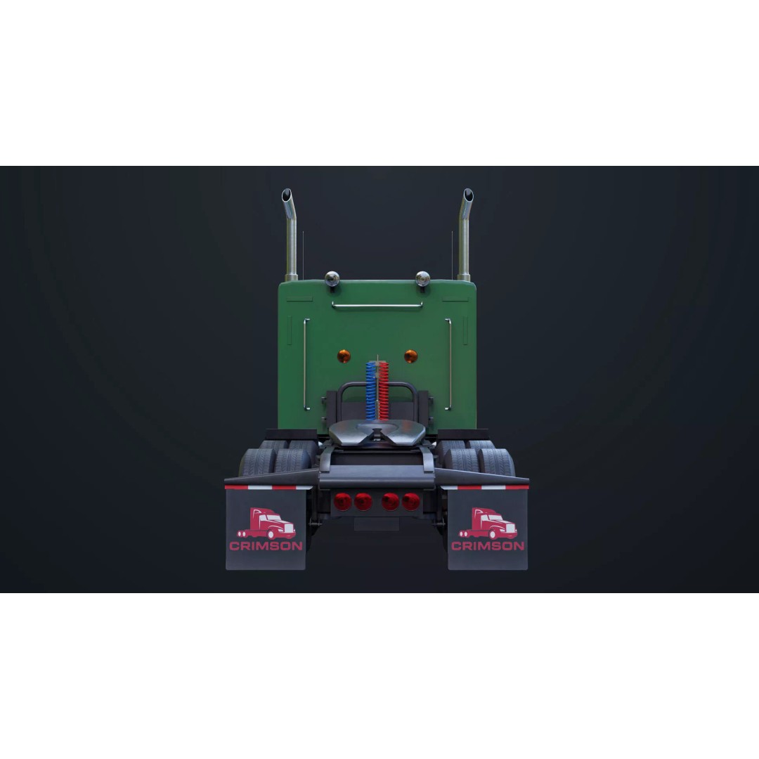 Heavy Truck Chassis 3D Model – Low Poly PBR Asset for Unity & UE - View 10