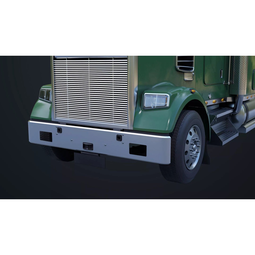 Heavy Truck Chassis 3D Model – Low Poly PBR Asset for Unity & UE - View 11