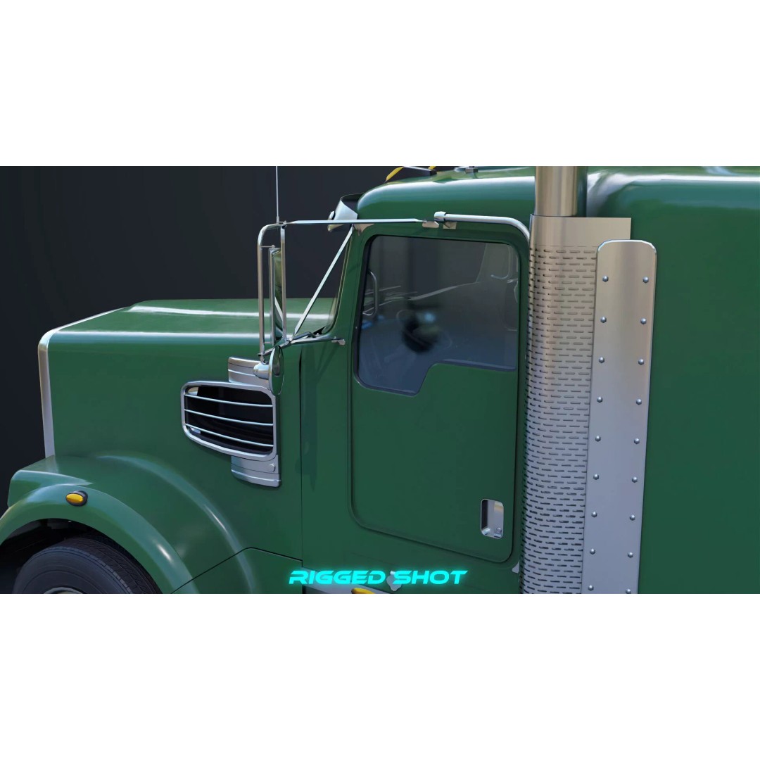 Heavy Truck Chassis 3D Model – Low Poly PBR Asset for Unity & UE - View 13