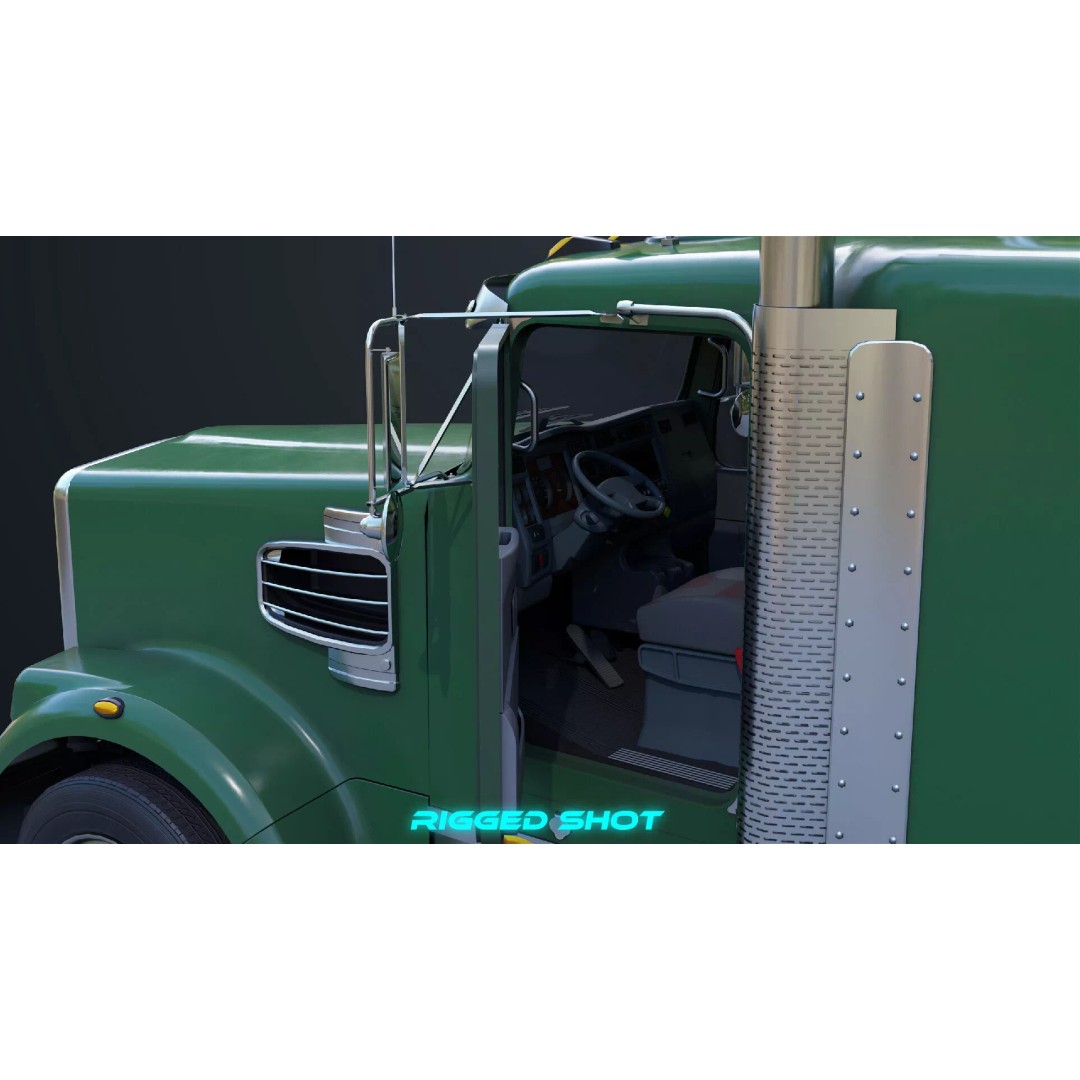 Heavy Truck Chassis 3D Model – Low Poly PBR Asset for Unity & UE - View 14