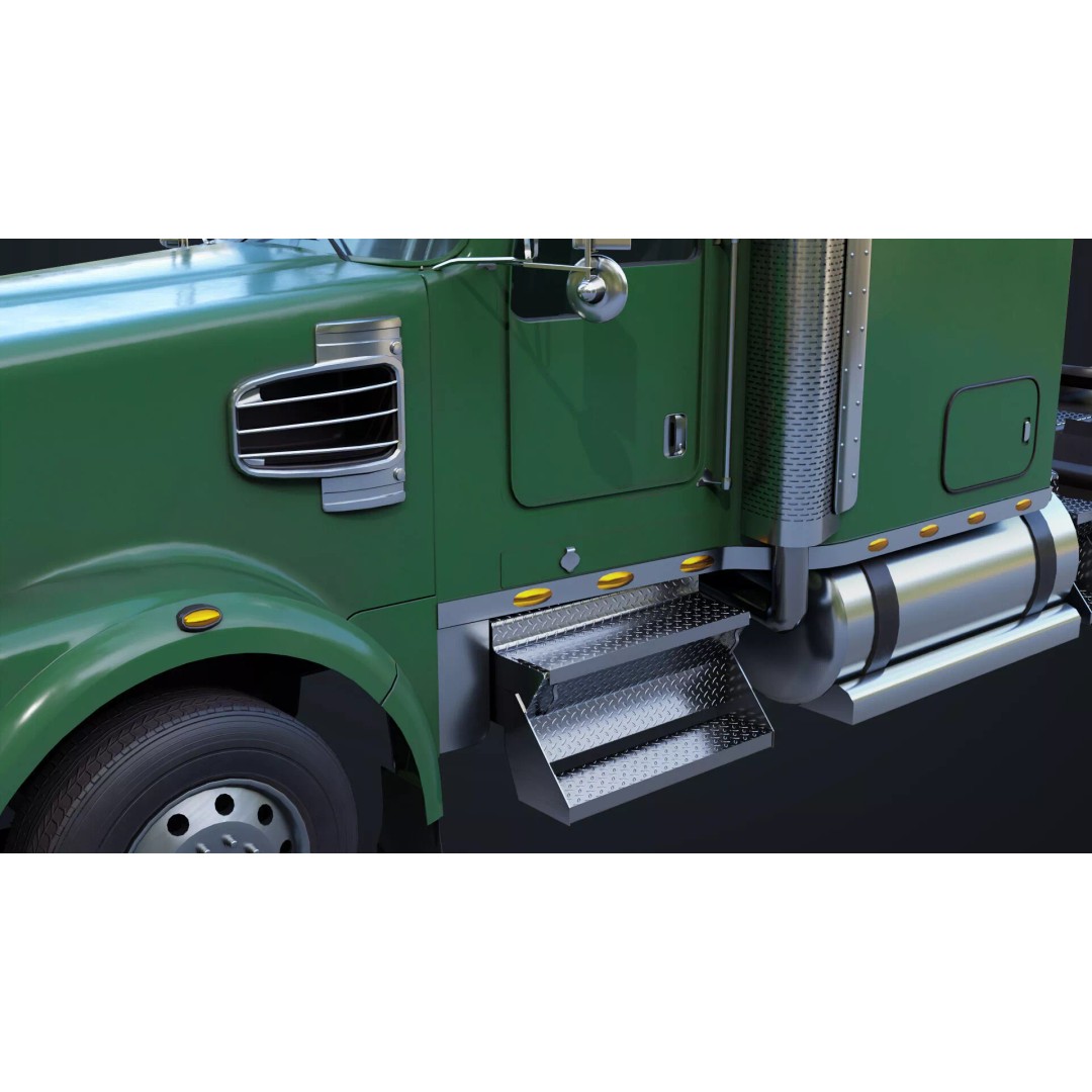 Heavy Truck Chassis 3D Model – Low Poly PBR Asset for Unity & UE - View 28