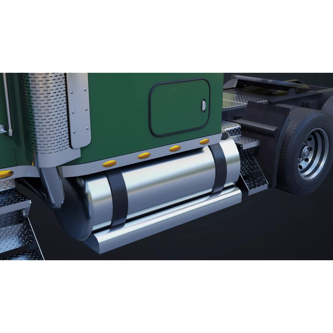 Heavy Truck Chassis 3D Model – Low Poly PBR Asset for Unity & UE - View 31