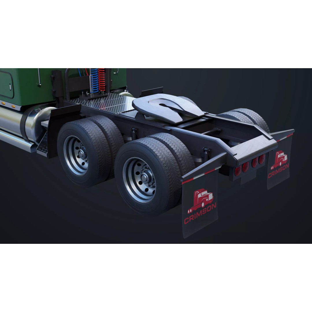 Heavy Truck Chassis 3D Model – Low Poly PBR Asset for Unity & UE - View 33