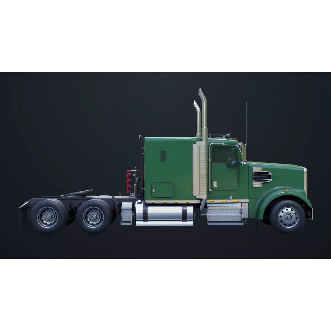 Heavy Truck Chassis 3D Model – Low Poly PBR Asset for Unity & UE - View 5
