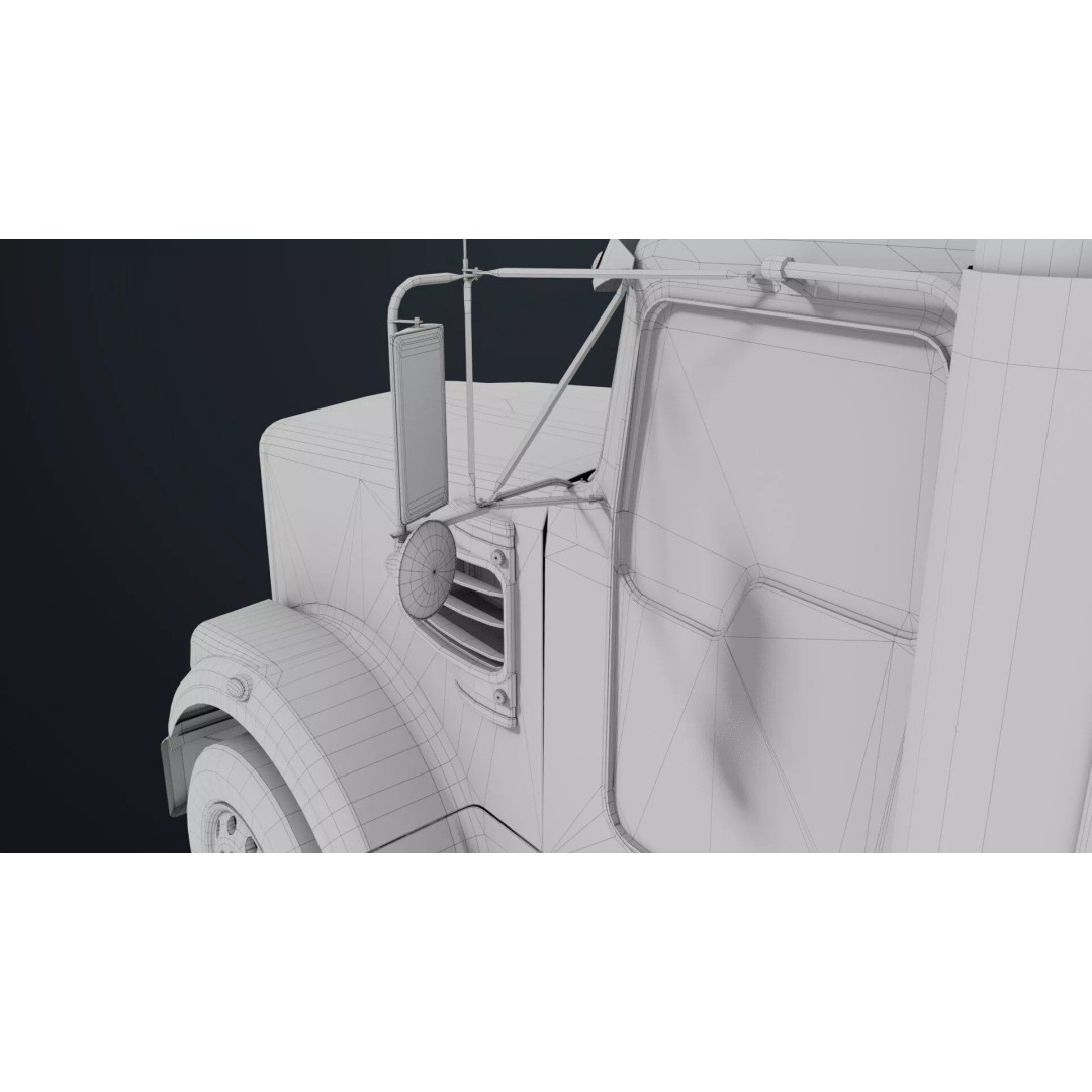 Heavy Truck Chassis 3D Model – Low Poly PBR Asset for Unity & UE - View 52