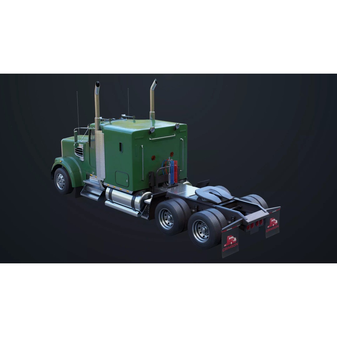 Heavy Truck Chassis 3D Model – Low Poly PBR Asset for Unity & UE - View 6