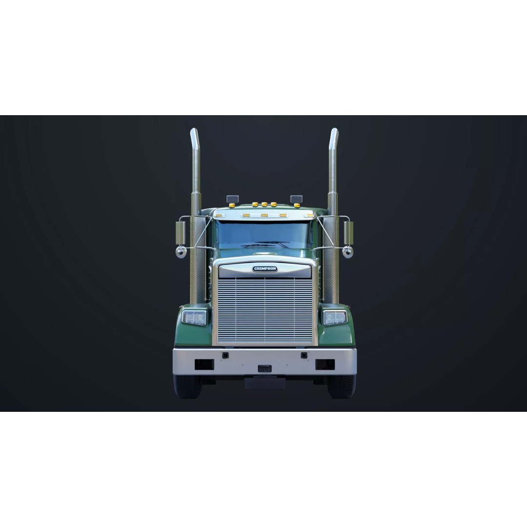 Heavy Truck Chassis 3D Model – Low Poly PBR Asset for Unity & UE - View 9