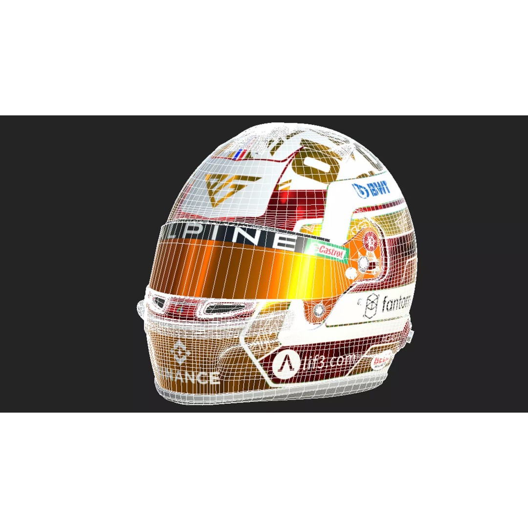 Alpine Helmets 3D Model – Detailed PBR Game Asset, FBX, OBJ - View 13