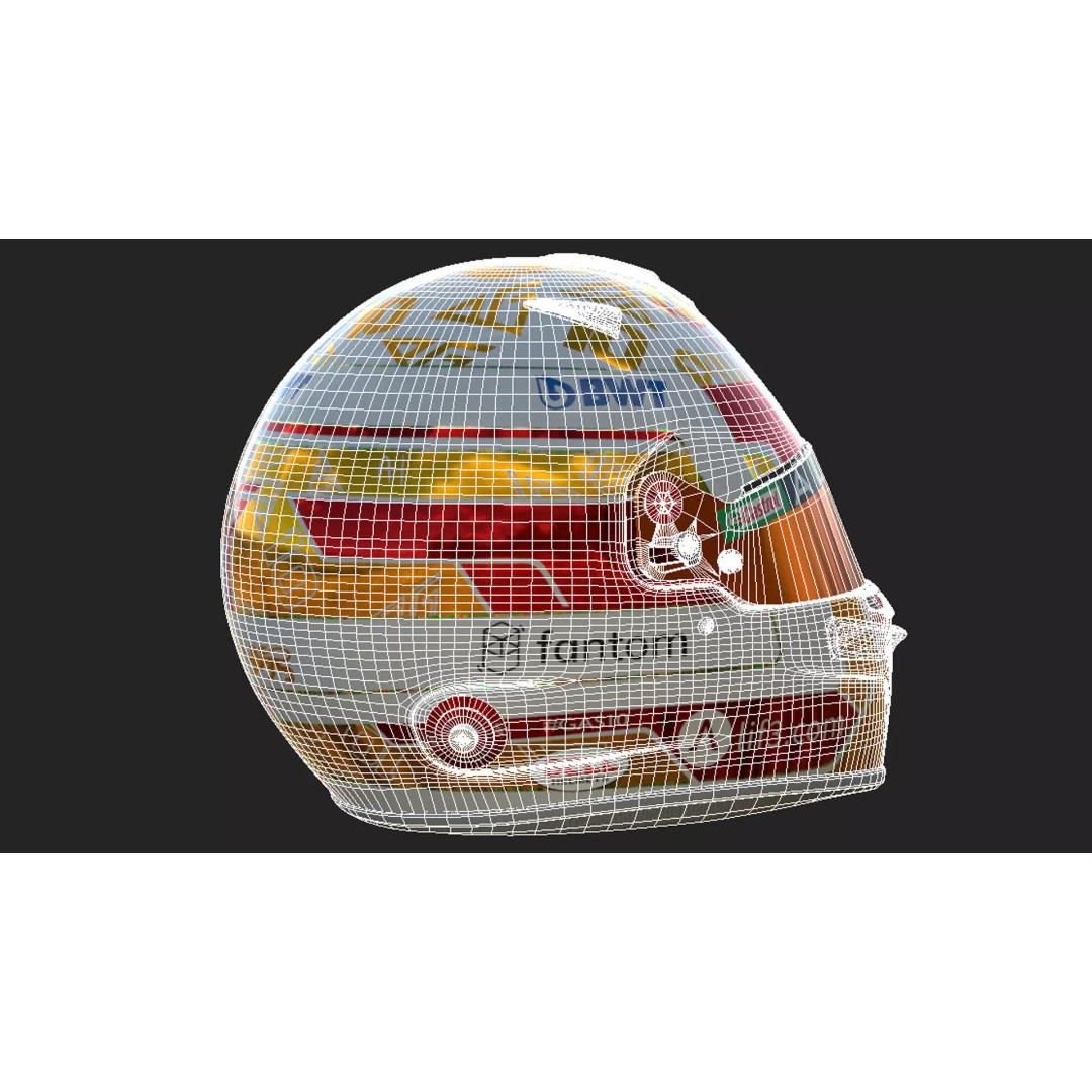 Alpine Helmets 3D Model – Detailed PBR Game Asset, FBX, OBJ - View 14