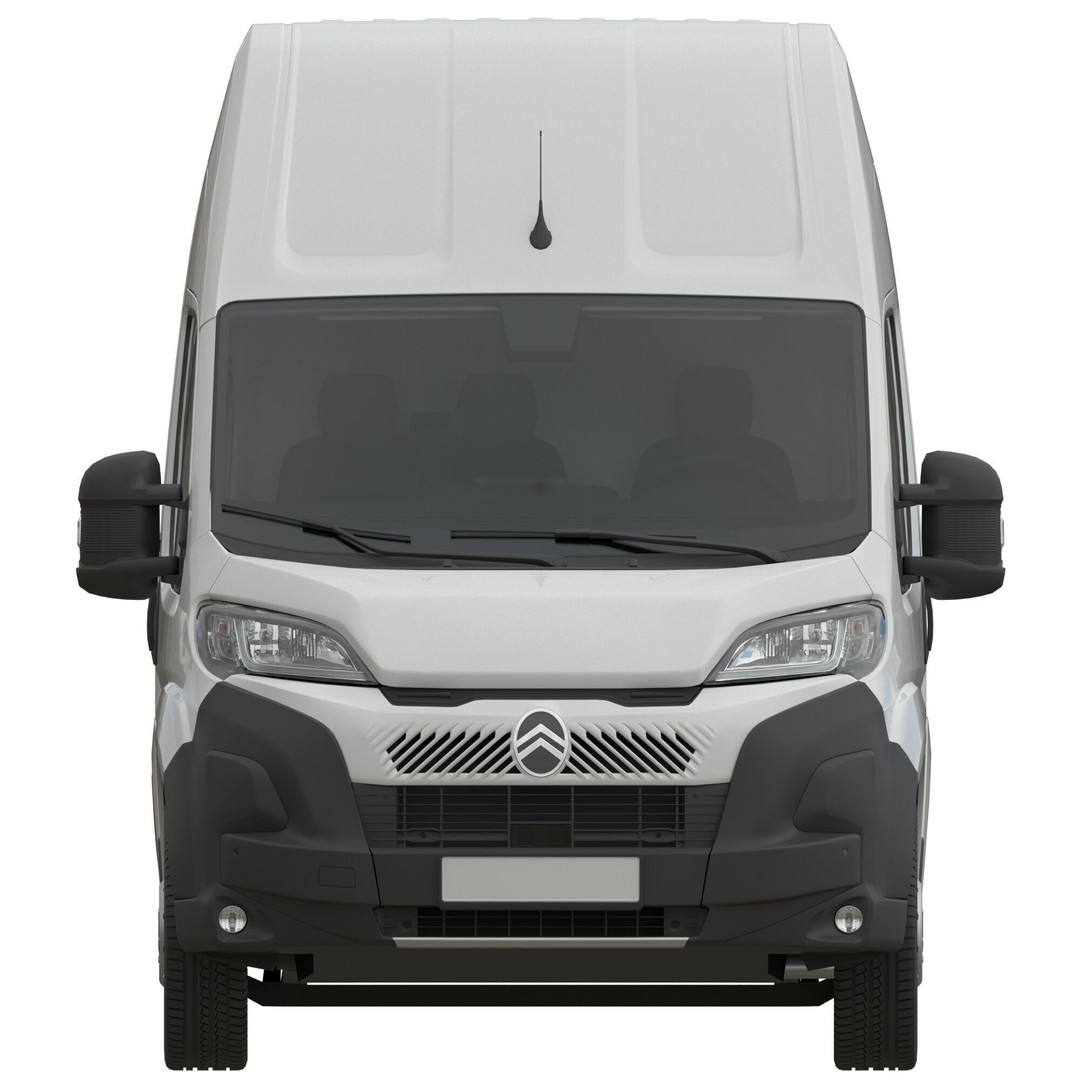2024 Citroen JUMPER 3D Model – Detailed L3H3 Van, FBX, OBJ - View 10