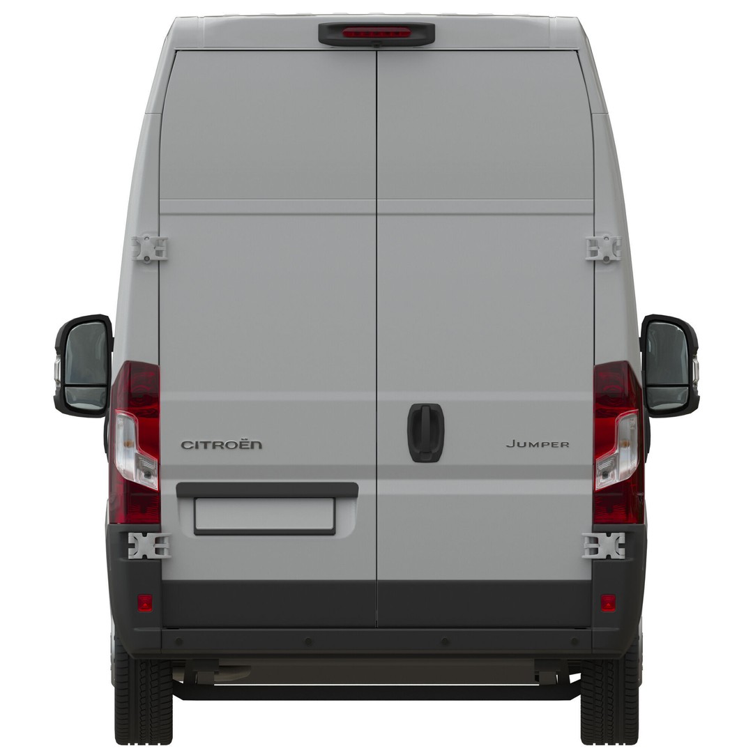 2024 Citroen JUMPER 3D Model – Detailed L3H3 Van, FBX, OBJ - View 11