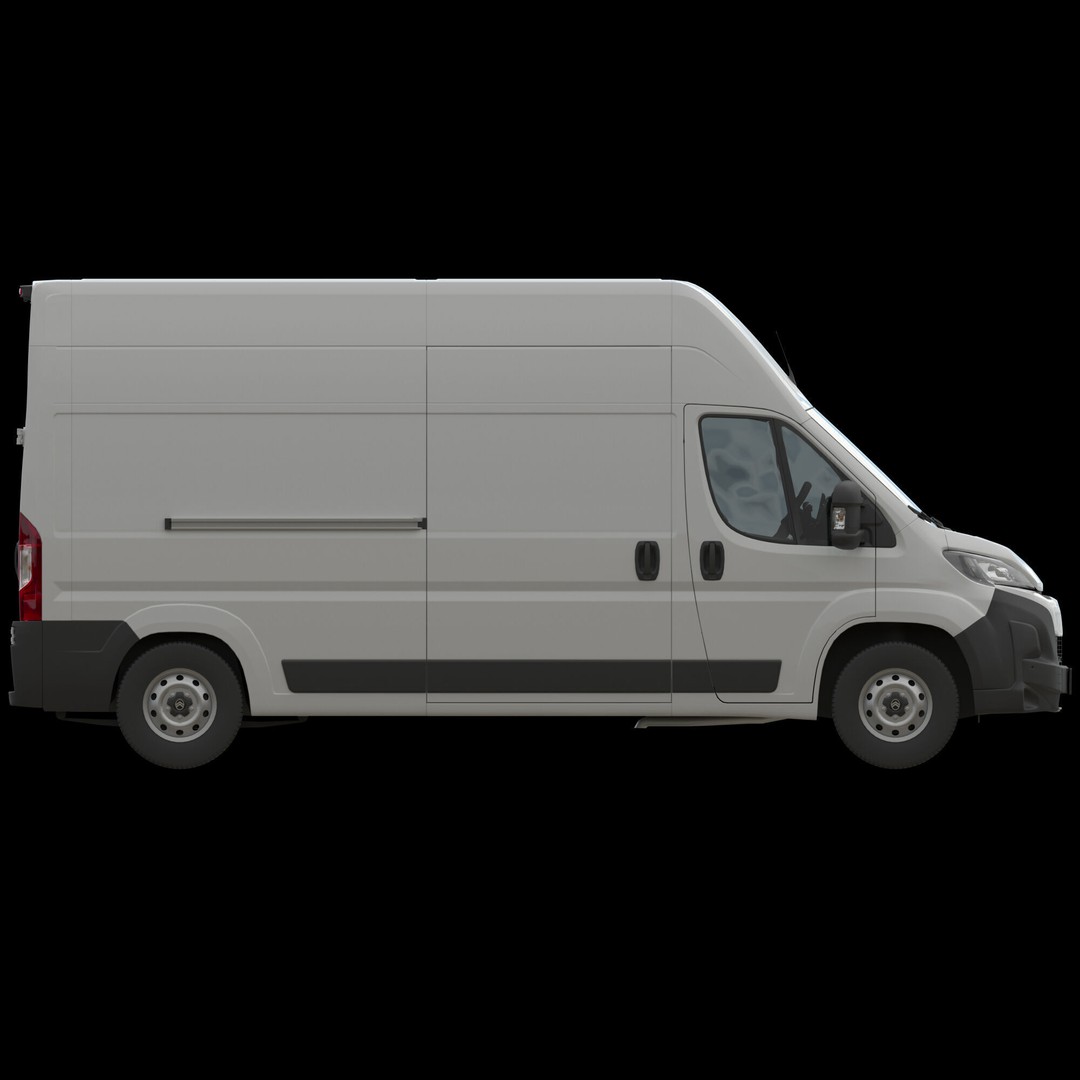 2024 Citroen JUMPER 3D Model – Detailed L3H3 Van, FBX, OBJ - View 12