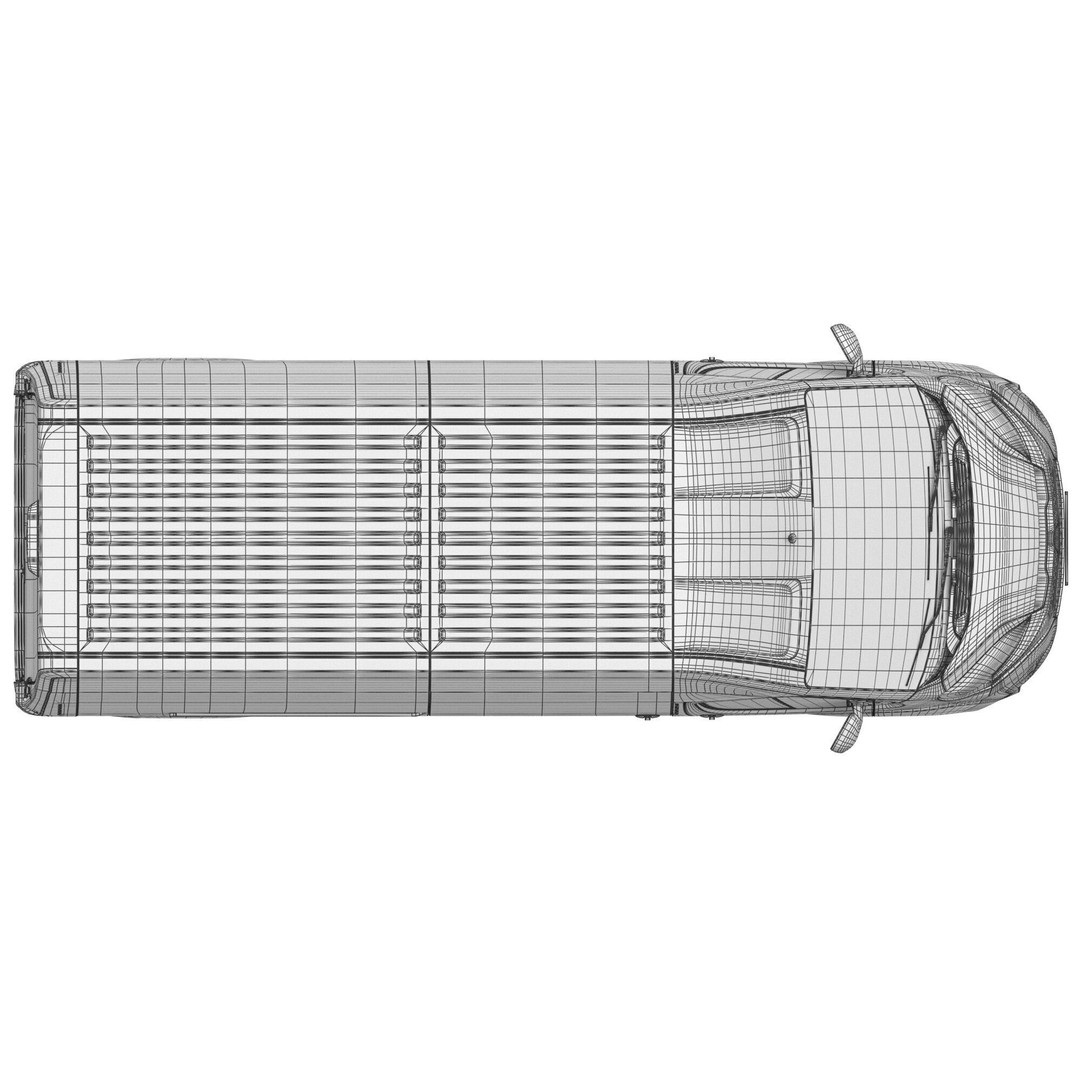 2024 Citroen JUMPER 3D Model – Detailed L3H3 Van, FBX, OBJ - View 23