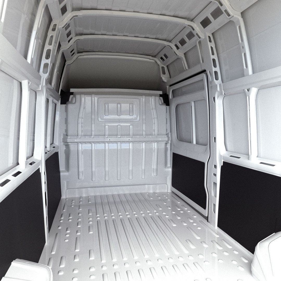 2024 Citroen JUMPER 3D Model – Detailed L3H3 Van, FBX, OBJ - View 25